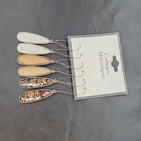 BRAND NEW CATHERINE MALANDRINO DANGLING DROP WOMEN"S EARRINGS - Picture 8 of 15